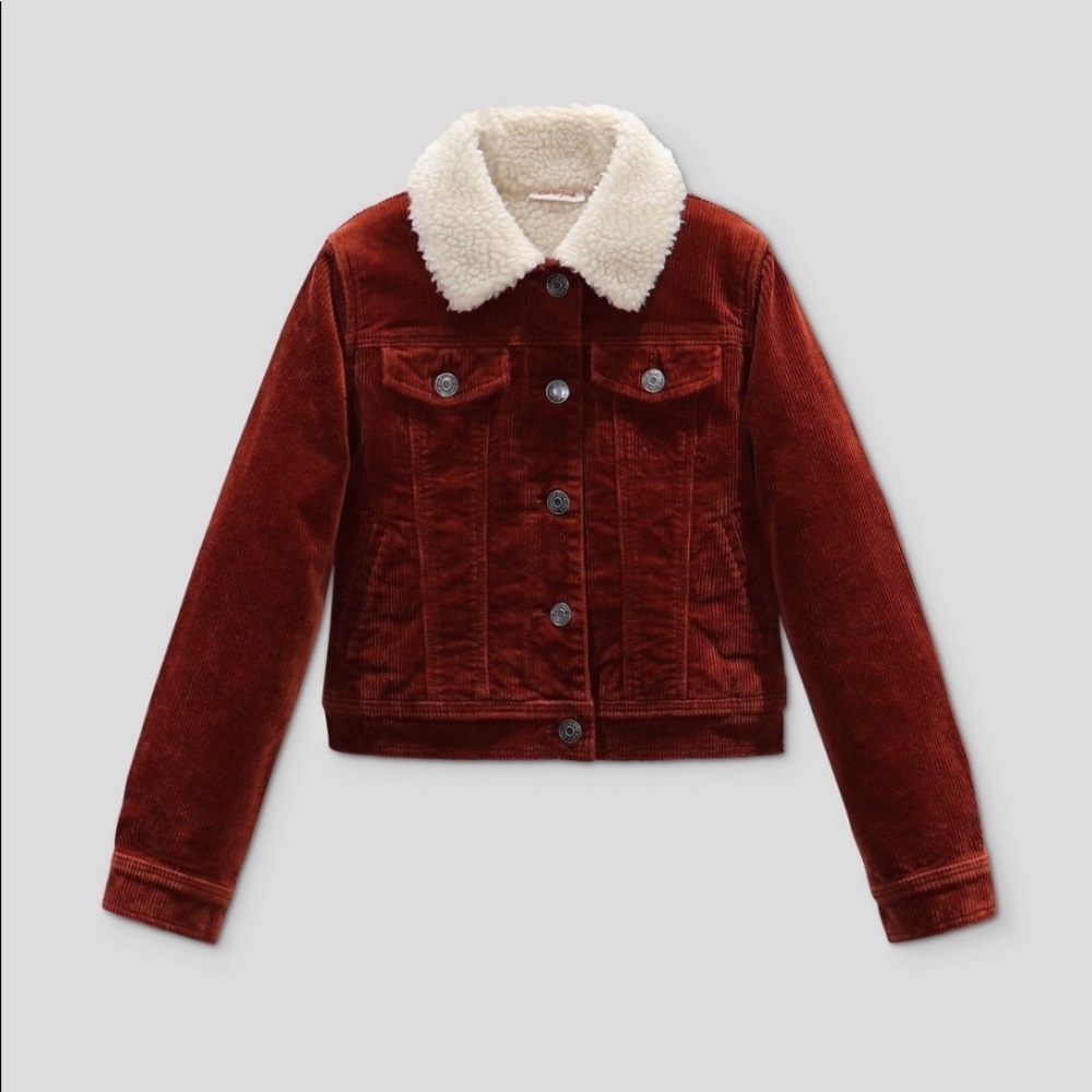 Brown Sherpa Corduroy Jacket from Cat and Jack